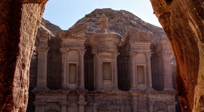 The Monastery, Ad-Deir, at the top of Petra's 800-step climb